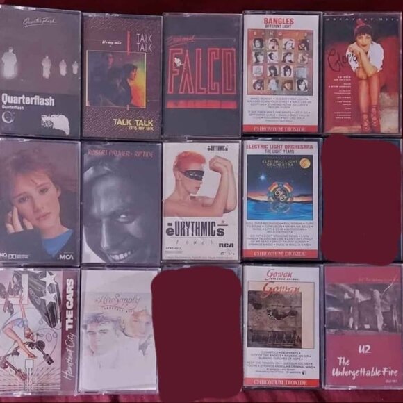 All for $25 - Lot or 13 synth pop & new wave cassette tapes k7 / u2 the cars Gow - Picture 1 of 1